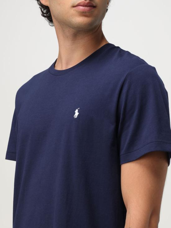 25FW 폴로 랄프로렌 반팔 티셔츠 714844756 002 Blue - POLO RALPH LAUREN