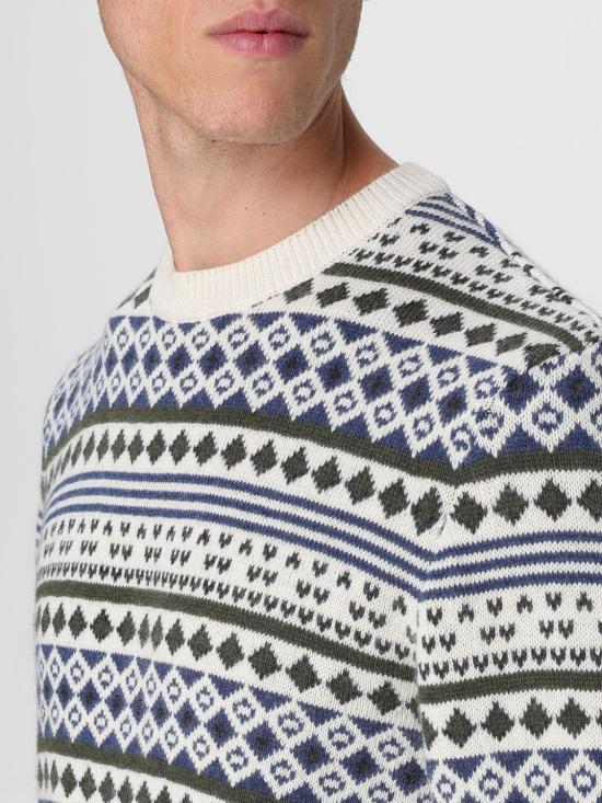 25FW 바버 스웨터 MKN1675 WH32 White - BARBOUR