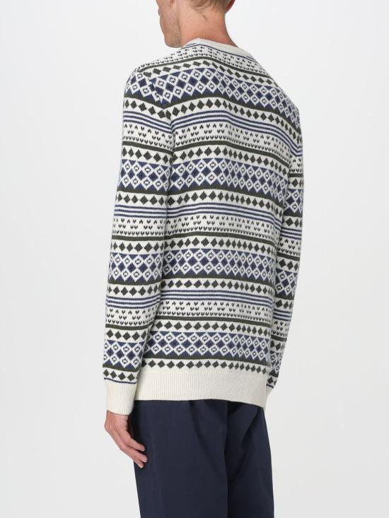 25FW 바버 스웨터 MKN1675 WH32 White - BARBOUR