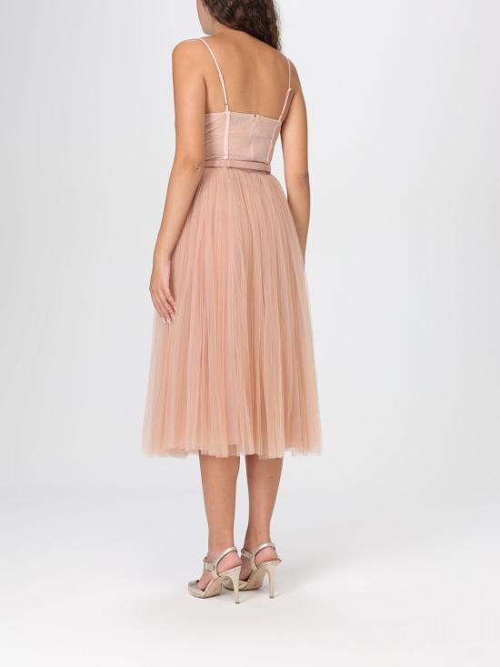 25FW 엘리자베타프랜치 롱 원피스 AB889 EA1 Nude - ELISABETTA FRANCHI