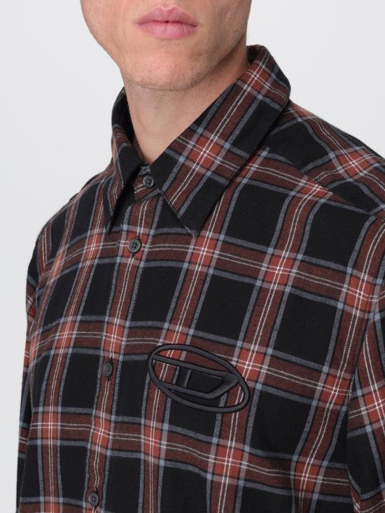 25FW 디젤 셔츠 A194450AJFI 9XX Black - DIESEL