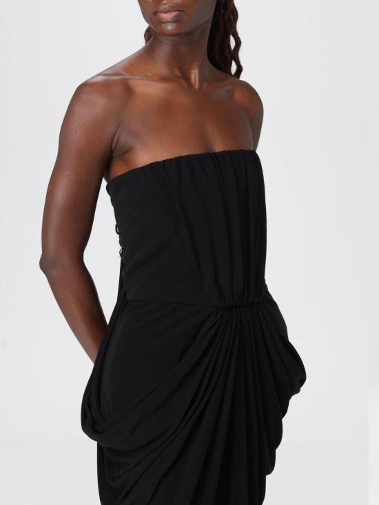 25FW 스텔라 맥카트니 롱 원피스 6A06113GU301 1000 Black - STELLA MCCARTNEY