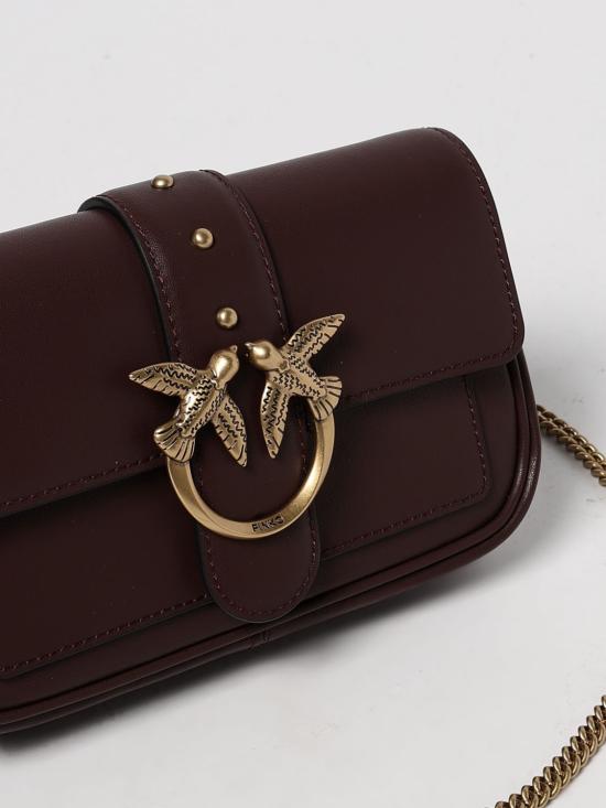 25FW 핑코 토트백 100061A0F1 L86Q Brown - PINKO