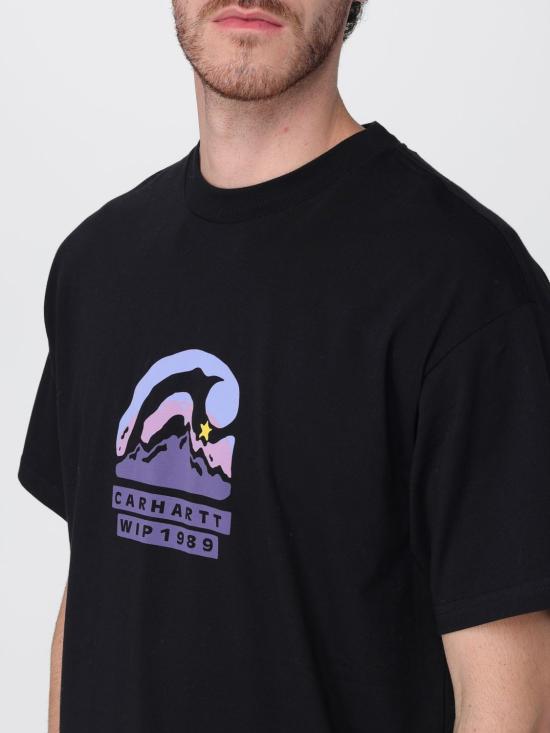 25FW 칼하트 WIP 반팔 티셔츠 I035488 89XX Black - CARHARTT WIP