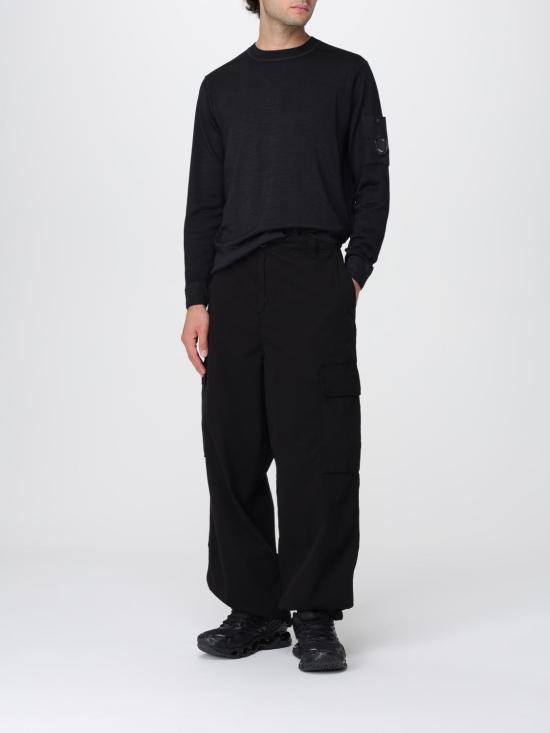 25FW 씨피 컴퍼니 스웨터 19CMKN024A003247F 999 Black - C.P. COMPANY
