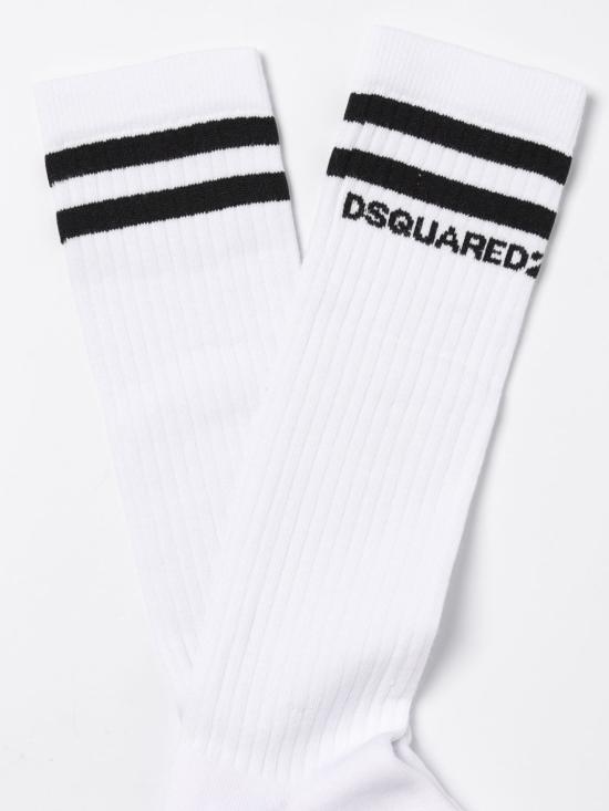 25FW [키즈] 디스퀘어드2 발목 양말 DQ2884D0A9S DQ100 White - DSQUARED2