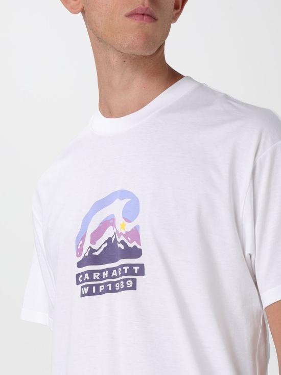25FW 칼하트 WIP 반팔 티셔츠 I035488 02XX White - CARHARTT WIP