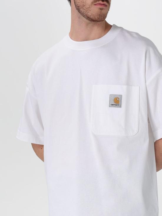 25FW 칼하트 WIP 반팔 티셔츠 I035523 02XX White - CARHARTT WIP