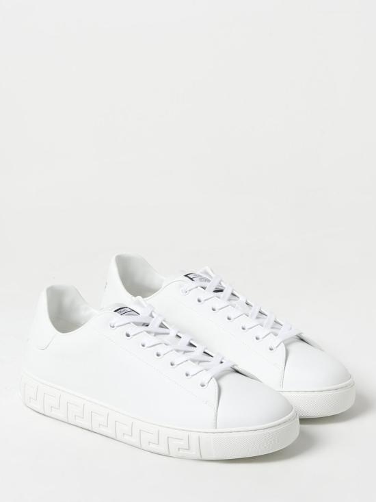 25FW 베르사체 뮬/슬리퍼 10144601A09608 1W010 White - VERSACE
