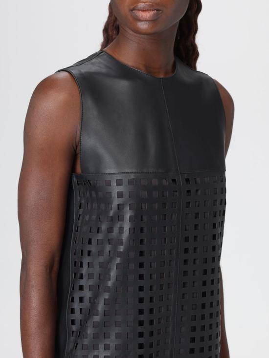 25FW 엠포리오 아르마니 롱 원피스 EW002799AF19288 UC001 Black - EMPORIO ARMANI