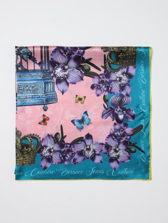 25FW 베르사체 머플러/스카프 79HA7H02ZG404 U58 Gnawed Blue