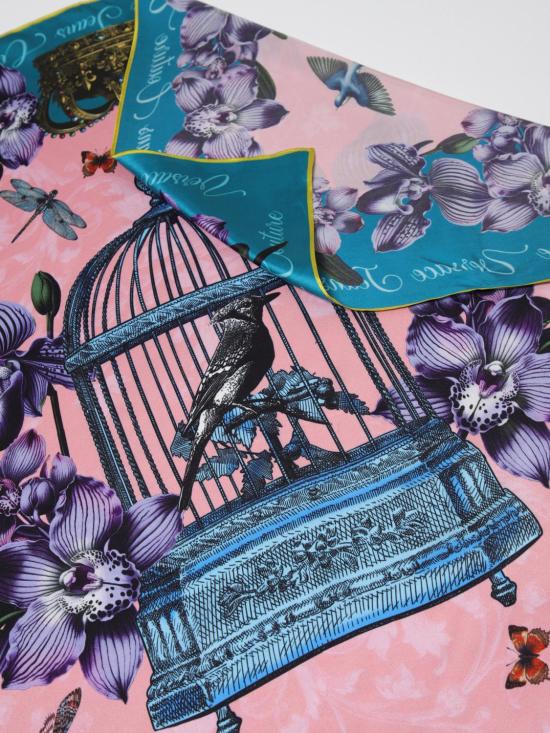 25FW 베르사체 머플러/스카프 79HA7H02ZG404 U58 Gnawed Blue - VERSACE