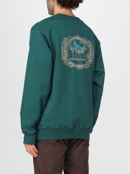 25FW 드롤드무슈 긴팔 티셔츠 HSW169CO127 DGN Green - DROLE DE MONSIEUR