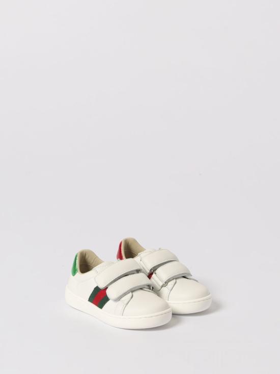 25FW [키즈] 구찌 스니커즈 455447CPWP0 9085 White - GUCCI