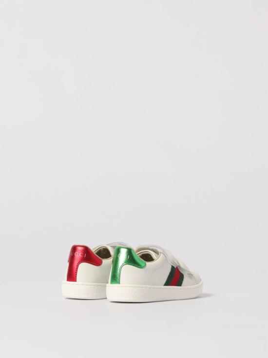 25FW [키즈] 구찌 스니커즈 455447CPWP0 9085 White - GUCCI