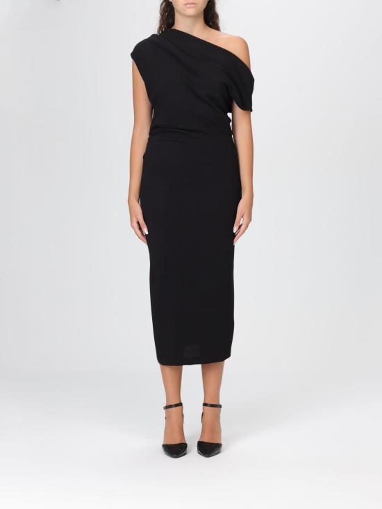 25FW 하니타 롱 원피스 H V3702 4426 NERO Black