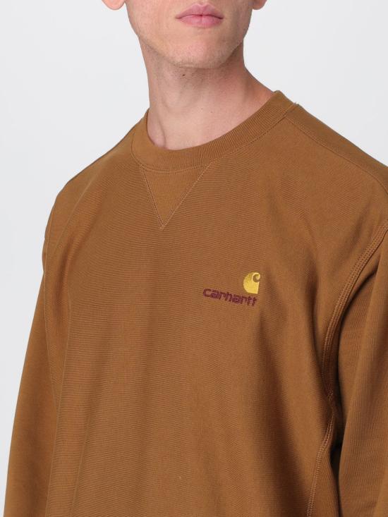 25FW 칼하트 WIP 긴팔 티셔츠 I025475 HZXX Leather - CARHARTT WIP