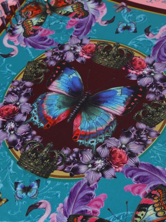 25FW 베르사체 머플러/스카프 79HA7H01ZG405 U56 Pink - VERSACE