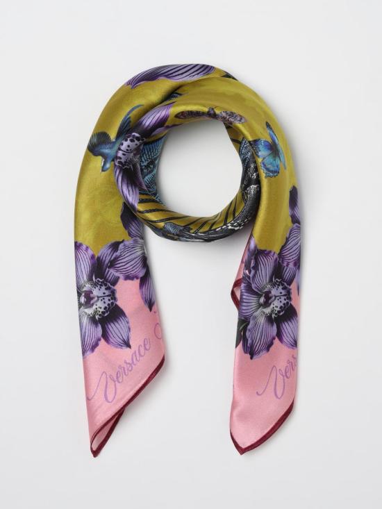 25FW 베르사체 머플러/스카프 79HA7H01ZG404 U57 Pink - VERSACE