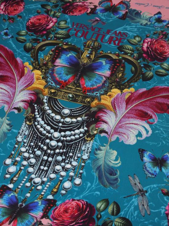 25FW 베르사체 머플러/스카프 79HA7H02ZG403 U56 Pink - VERSACE