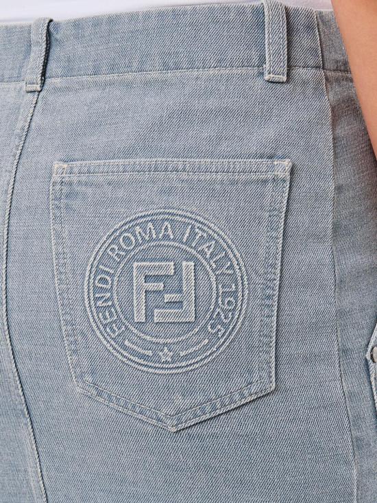 25FW 펜디 스커트 FLQ594ASMB F1RX3 Grey - FENDI