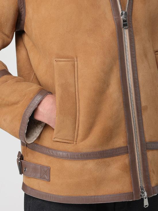 25FW 돈답 코트 UJ971PL0640UXXX 430 Camel - DONDUP