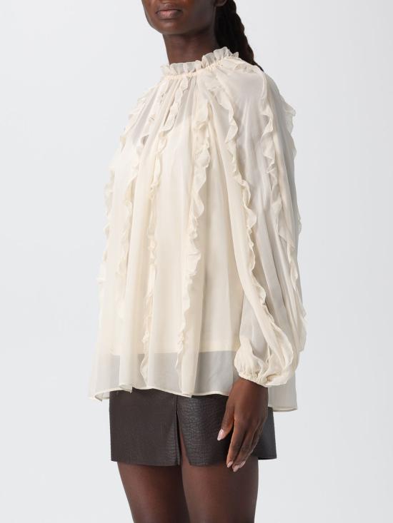 25FW 짐머만 탑 4030TF25R CRM Beige - ZIMMERMANN