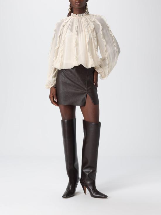 25FW 짐머만 탑 4030TF25R CRM Beige - ZIMMERMANN