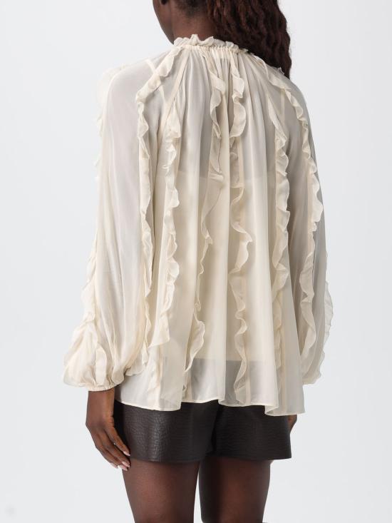 25FW 짐머만 탑 4030TF25R CRM Beige - ZIMMERMANN