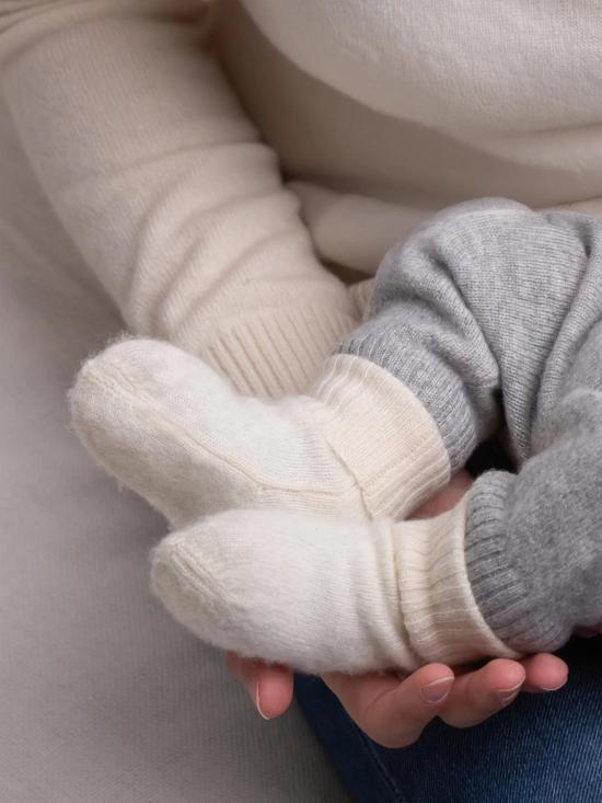 25FW [키즈] 보빈 앤 트리콧 발목 양말 BTBA13 Ivory - BOBBIN & TRICOT