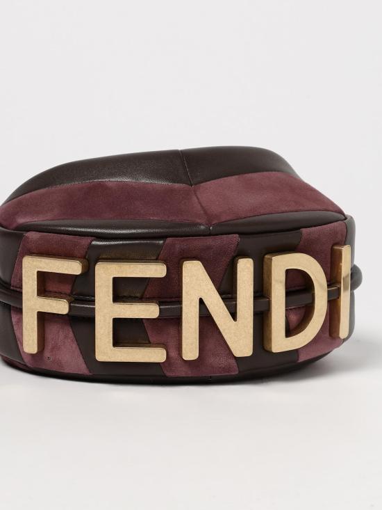 25FW 펜디 펜디그라피 미니백 8BS081AYDR F1U3F Brown - FENDI