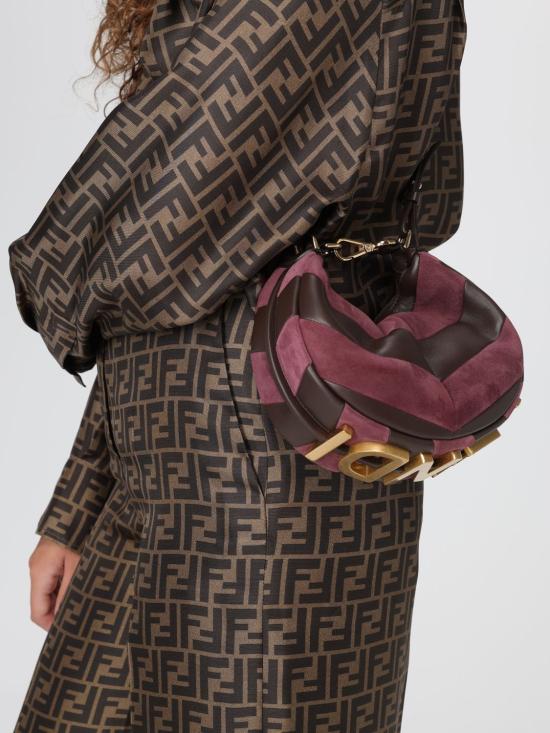 25FW 펜디 펜디그라피 미니백 8BS081AYDR F1U3F Brown - FENDI