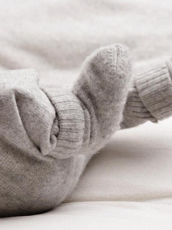 25FW [키즈] 보빈 앤 트리콧 발목 양말 BTBA13 Grey - BOBBIN & TRICOT