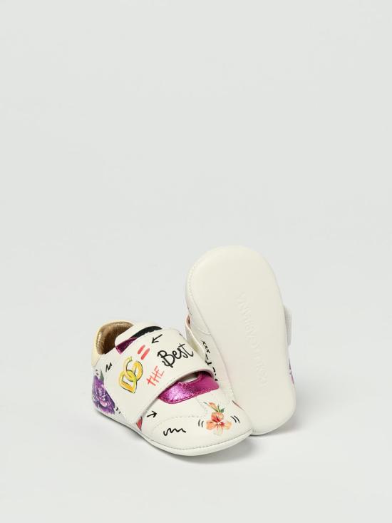 25FW [키즈] 돌체앤가바나 스니커즈 DK0109AW567 HWF57 White - DOLCE & GABBANA