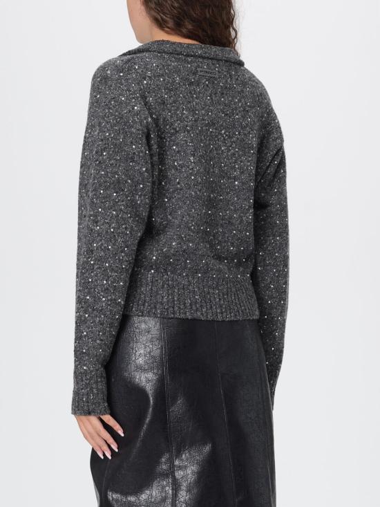 25FW 핑코 폴로 티셔츠 105684A2U4 IZ9 Grey - PINKO