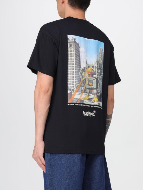 25FW 칼하트 WIP 그래픽 프린트 로고 티셔츠 I035492 89XX Black - CARHARTT WIP