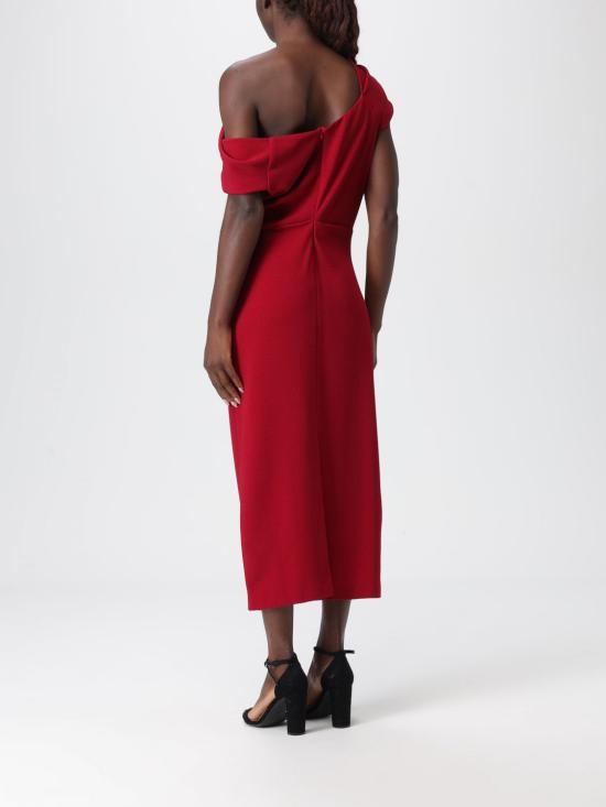 25FW 하니타 롱 원피스 H V3702 4426 1012 TOMATO Red - HANITA