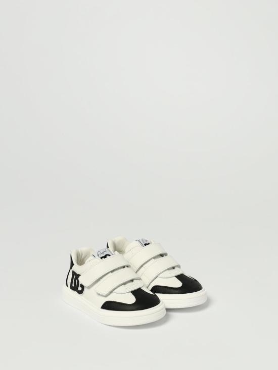25FW [키즈] 돌체앤가바나 스니커즈 DN0205A1048 89697 White - DOLCE & GABBANA