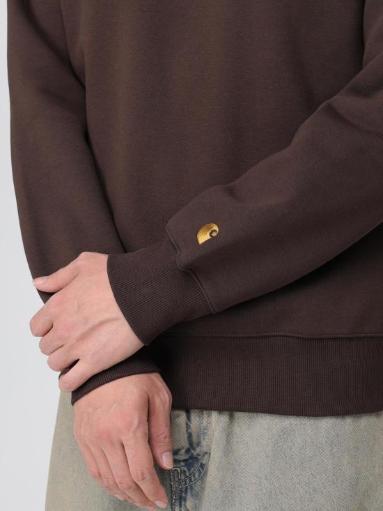 25FW 칼하트 WIP 긴팔 티셔츠 I033660 00WXX Brown - CARHARTT WIP