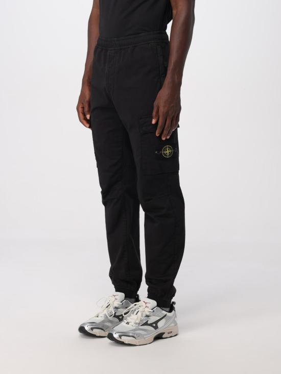 25FW 스톤 아일랜드 트레이닝/조거 팬츠 3100033S0014 V0029 Black - STONE ISLAND