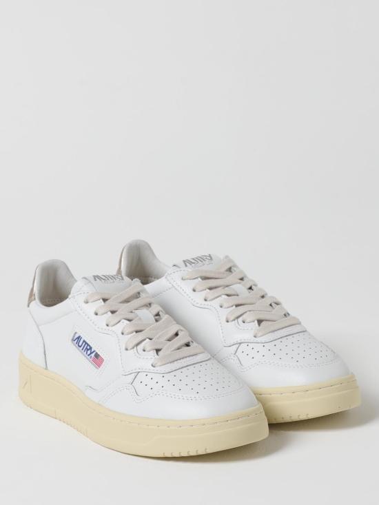 25FW 오트리 메달리스트 로우 스니커즈 AULWLL06 White - AUTRY