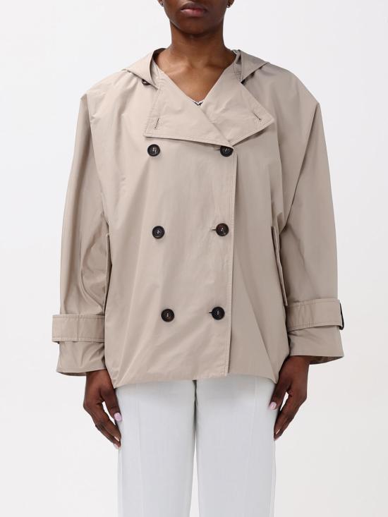 25FW 브루넬로 쿠치넬리 더블 브레스티드 트첸치 코트 MG5017868 C6037 Beige