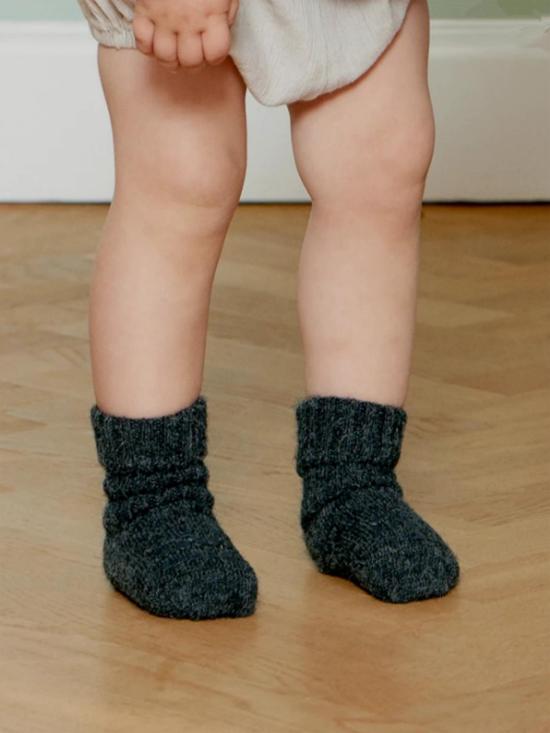 25FW [키즈] 보빈 앤 트리콧 발목 양말 BTBA13 ANTHRACITE Charcoal - BOBBIN & TRICOT