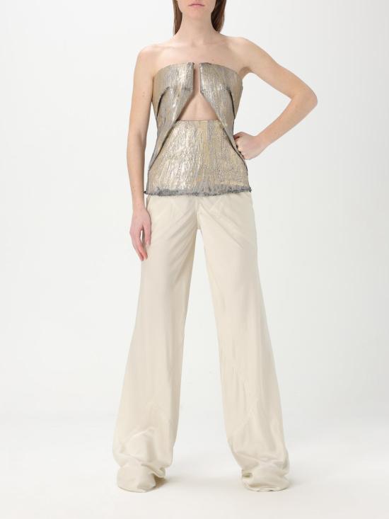 25FW 릭 오웬스 탑 RP01E7130SGMC 02 Gold - RICK OWENS