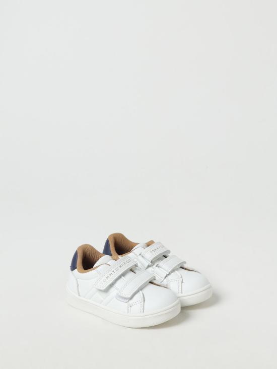 25SS [키즈] 타미힐피거 스니커즈 T1X9338351355 X336 White - TOMMY HILFIGER