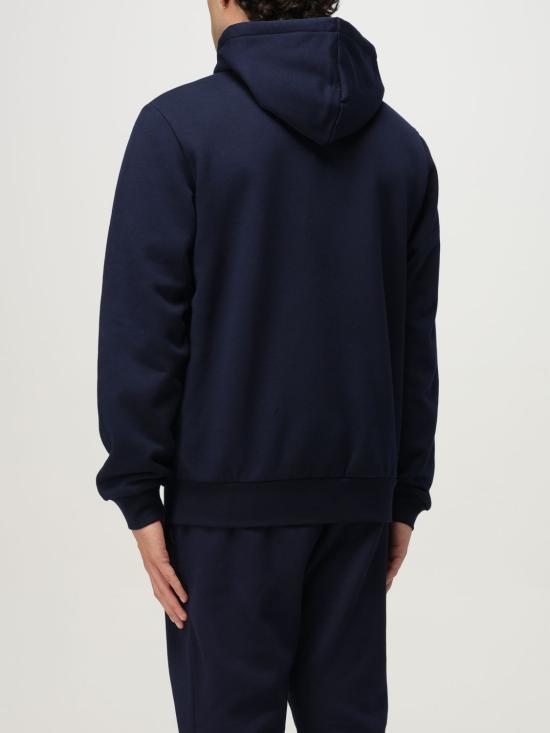 25FW 라코스테 캥거루 포켓 플리스 후드 집업 SH9626 166 Navy - LACOSTE