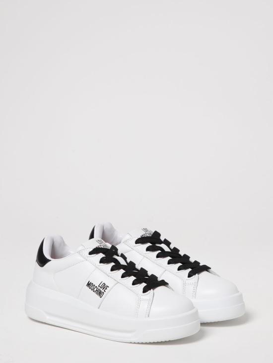 25FW 모스키노 뮬/슬리퍼 JA15315G0NIA1 10A White - MOSCHINO