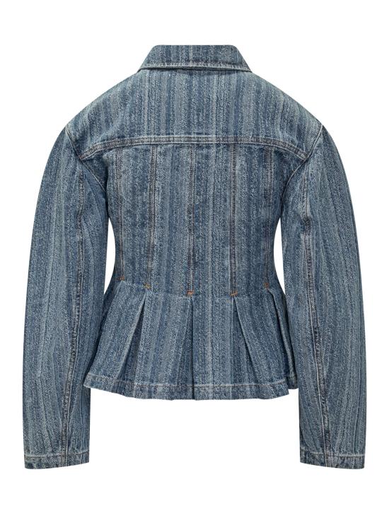 25FW 가니 수트 자켓 J1845 566 MID BLUE STONE - GANNI