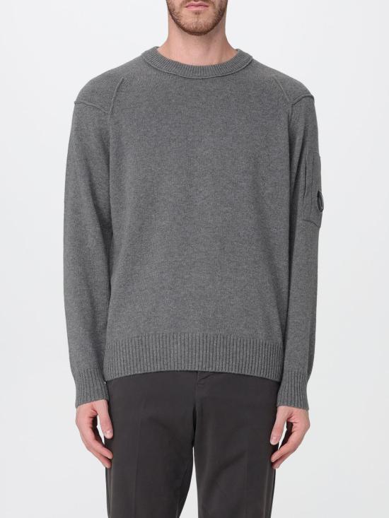 25FW 씨피 컴퍼니 램스울 GRS 크루넥 렌즈 스웨터 19CMKN707A110149A 921 Grey 1