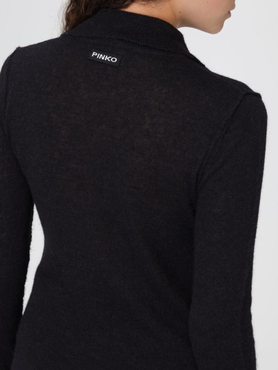 25FW 핑코 폴로 티셔츠 105762A2UN Z99 Black - PINKO